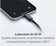SILVER MONKEY Kabel Core USB C-C 60W 3m czarny SMA330 - 1367069 - zdjęcie 2